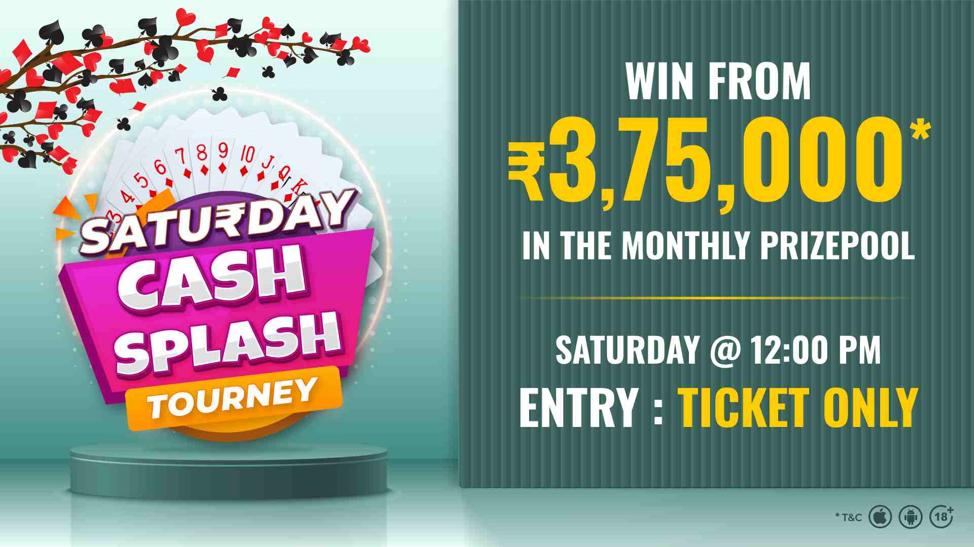 SATURDAY CASH SPLASH SATURDAY CASH SPLASH